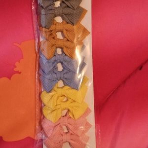 20 pcs Toddler girls bow decor hair clip